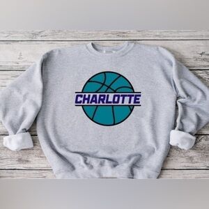 Charlotte Hornets Basketball Crewneck